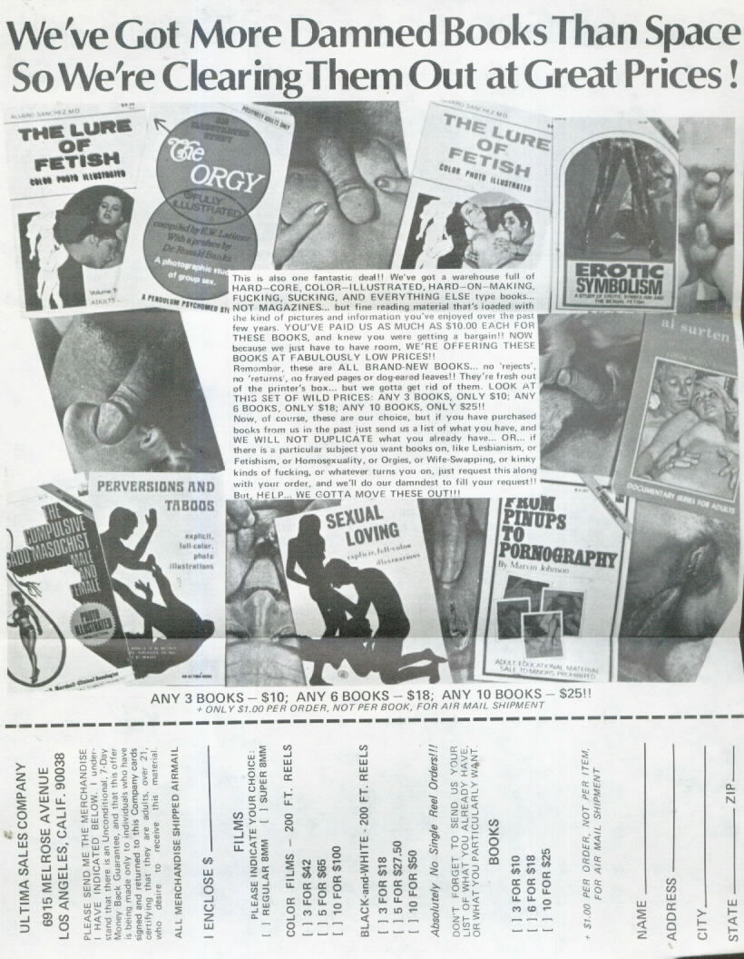1st Genuine Clearance Pamphlet Flyer 