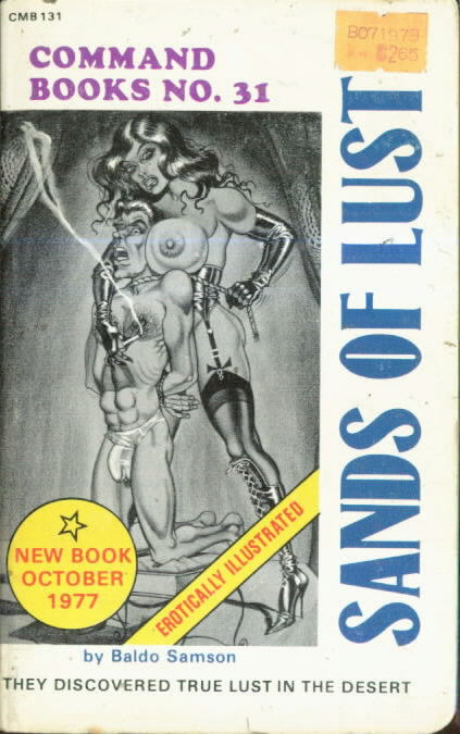 Command Books, Eros-Goldstripe SANDS OF LUST Baldo Samson